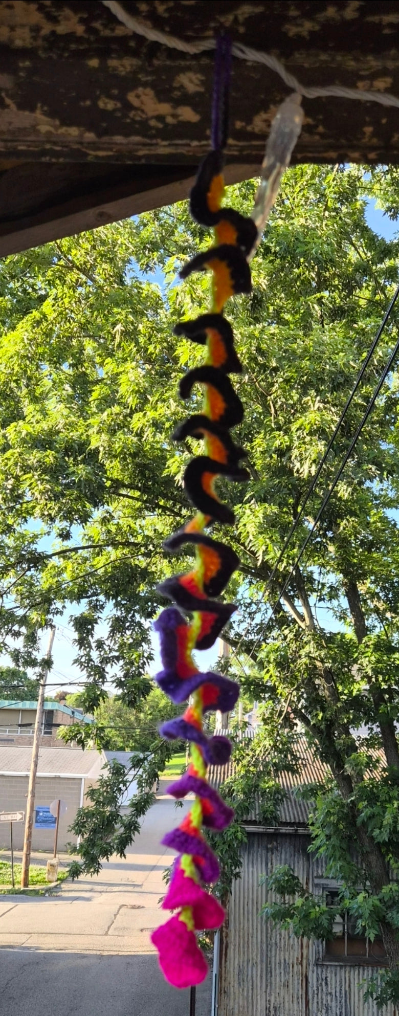 Crochet windspinner
